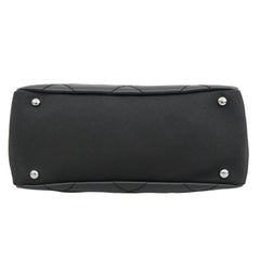 Like new CHANEL Paris-Biarritz PM A34208 with seal, 1 hand tote bag, coated canvas, black — Like New