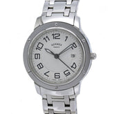 HERMES Clipper Classic CP1.310.220 4966 Boys' Watch Stainless Steel 40519 — Very Good