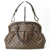 LOUIS VUITTON Trevi GM Ebene Damier Brown Shoulder Bag Handbag N51998 — Like New
