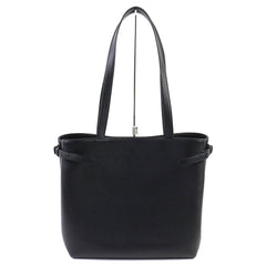 CELINE 11685 Cabas Anais Triomphe Medium Leather Tote Bag (Can be carried on the shoulder) Black, Made in Italy, Women's — Like New