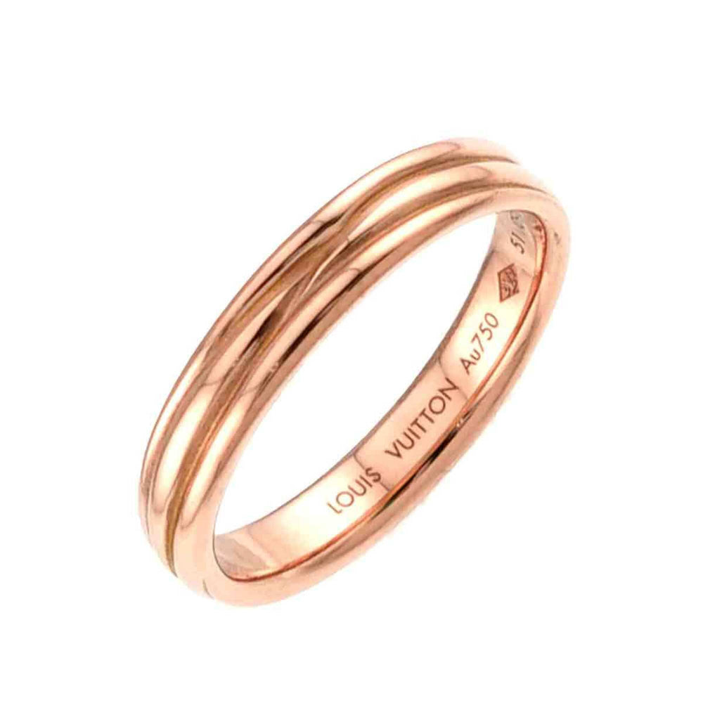 Louis Vuitton Alliance Epi #51 Ring, 18K PG Pink Gold 750 — Like New