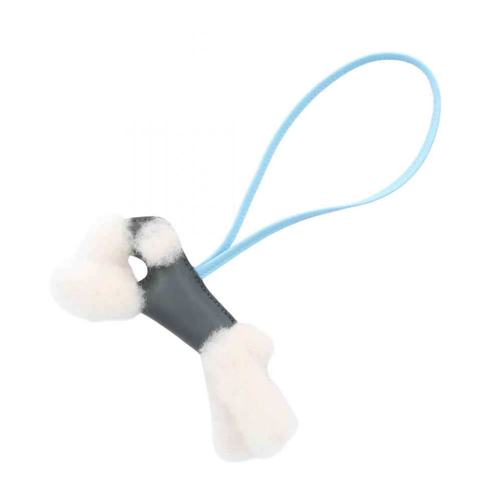 Hermes Buddy Charm - Accessory Sheepskin Agneau Milo Women's Green, Blue, White — New - Store Return