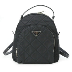 PRADA Triangle Backpack for Women, Black, 1BZ066 — Like New
