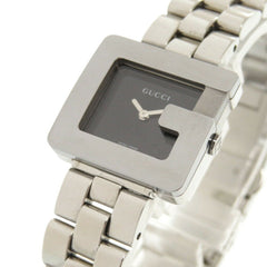 Gucci 3600L Stainless Steel Black Silver Dial Quartz Watch 1749GUCCI — Good