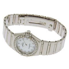 Like New Omega Constellation Mini My Choice 1165 76 Mother-of-Pearl Dial 18K White Gold 64.3g Quartz 150th Anniversary Limited Edition of 999 Pieces — Like New