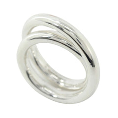 HERMES Vertige Ring #55 Ag925 (Margiela style ring, men's/women's, T6180) — Like New
