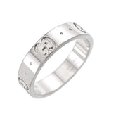 Gucci Icon #7 Ring, 18K White Gold (750) — Like New