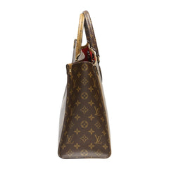 Louis Vuitton LOUIS VUITTON Bag Monogram On the Go MM Canvas M45321 Brown LV — Like New