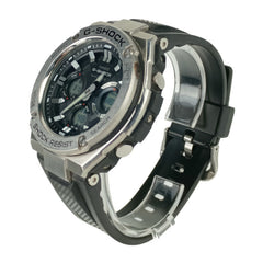 CASIO Casio Watch Mid Size Series GST-W310-1AJF Silver Black Stainless Steel Resin Men's Analog Digital Solar Radio — Good