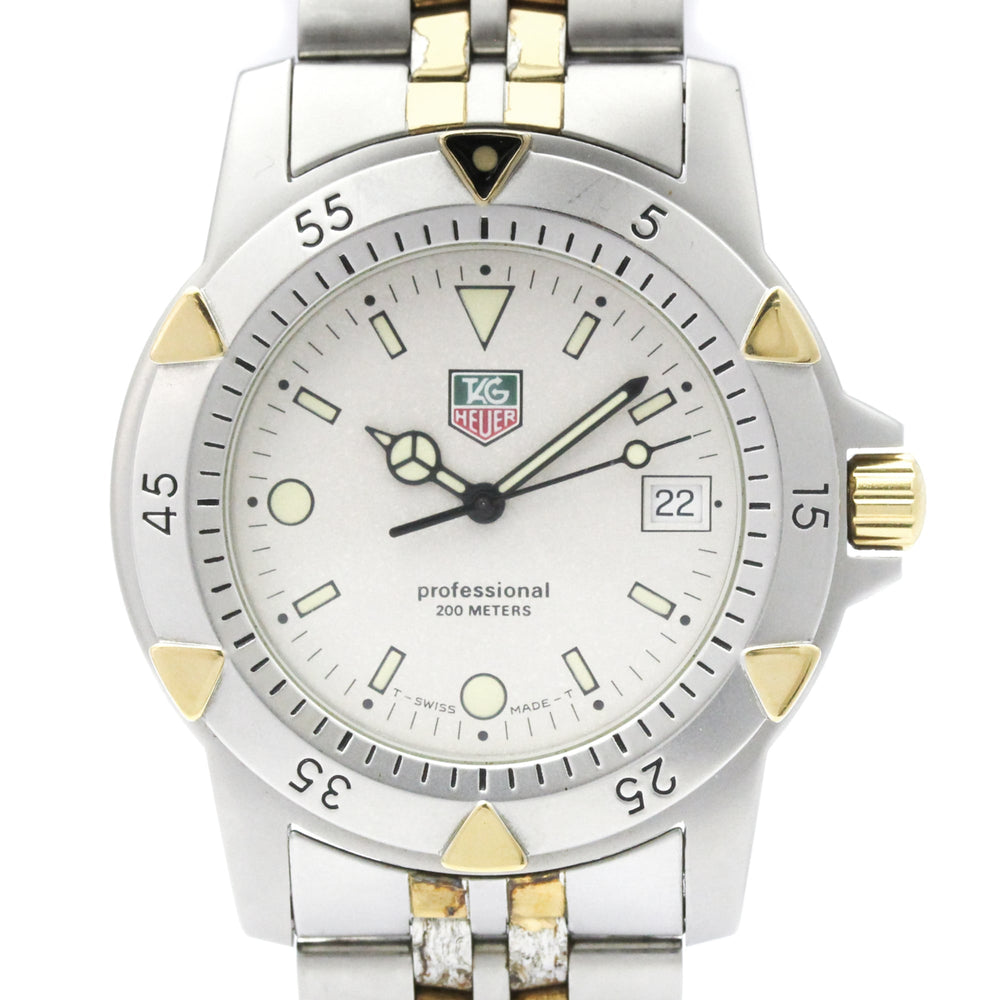 TAG HEUER 1500 Professional Gold Plated Steel Quartz Mens Watch 955.706G — Good