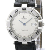 OMEGA Constellation Date Steel Quartz Mens Watch 196.0360 — Very Good
