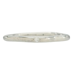 Chanel Camellia 1P Diamond Ring, Size #49, 18KWG (White Gold), 1.9g, Women's Ring — Like New