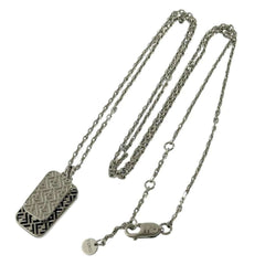 Fendi Men's Hexagon Pendant Long Necklace, 68-72cm — Like New