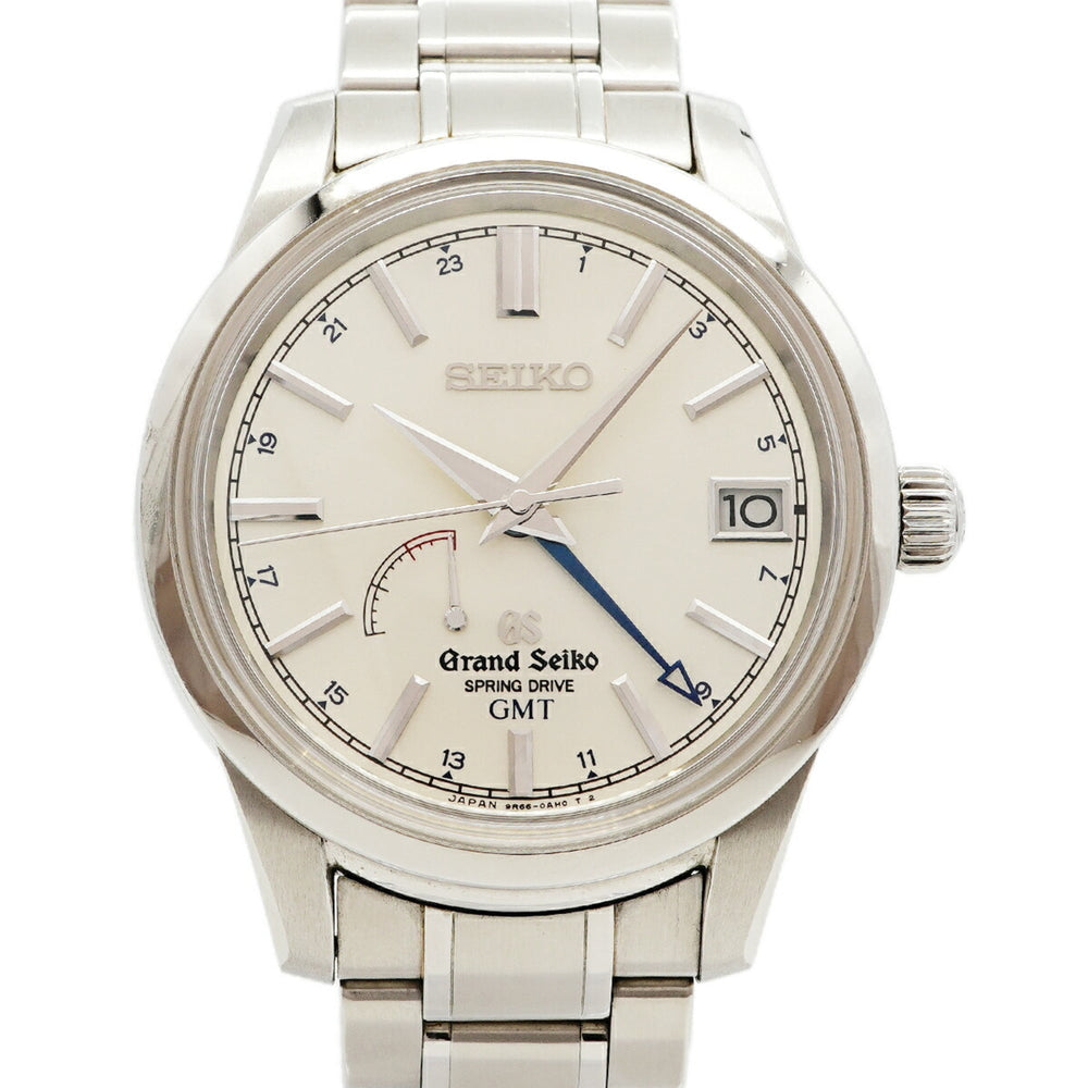 Seiko Grand Collection SBGE025 9R66-0AL0 Silver Dial Men's Watch — Good