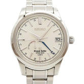 Seiko Grand Collection SBGE025 9R66-0AL0 Silver Dial Men's Watch — Good