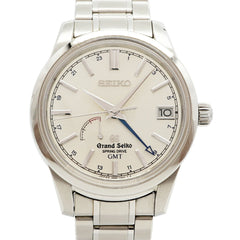 Seiko Grand Collection SBGE025 9R66-0AL0 Silver Dial Men's Watch — Good
