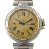 Dunhill Millennium Women's Watch, Stainless Steel with Gold Plated Quartz Movement, Analog Display, Dial — Good