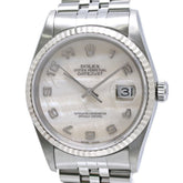 ROLEX Datejust Shell Arabic 16234NA Men's Watch SSx18KWG 40457 — Good