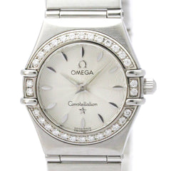 OMEGA Constellation Diamond MOP Dial Steel Quartz Ladies Watch 1466.31 Polished — Very Good