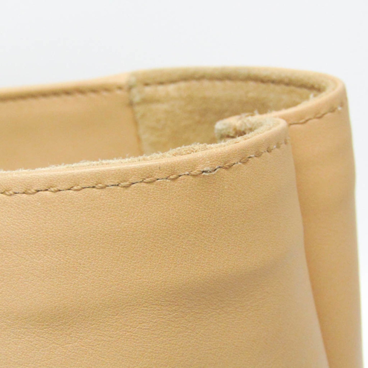 Saint Laurent 314252 Women's Leather Tote Bag Beige