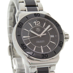 TAG Heuer Formula 1 WAH1210.BA0859 Stainless Steel Black/Silver Dial Quartz Watch 0330 HEUER — Good