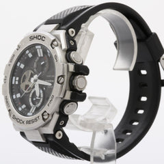 CASIO G-SHOCK G-STEEL GST-B100 Series GST-B100-1AJF Black Resin/Stainless Steel Men's Analog Watch — Good