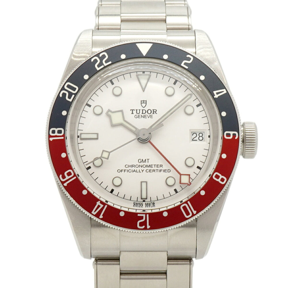 Tudor Black Bay GMT 79830 Silver Dial Men's Watch — Very Good