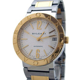 Bvlgari 18K Yellow Gold x Stainless Steel Combination BB33SG Men's Watch — Very Good