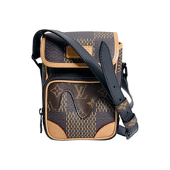 Louis Vuitton Amazon Messenger Bag Damier Giant Geant Canvas N40357 Brown — Like New