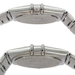 Omega Constellation 1512.40 Men's Watch, Brand Name, Date, Quartz, Stainless Steel (SS), Silver/Navy — Good