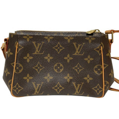 LOUIS VUITTON Louis Vuitton Vivacite PM Monogram Shoulder Bag M51165 Brown Women's — Like New