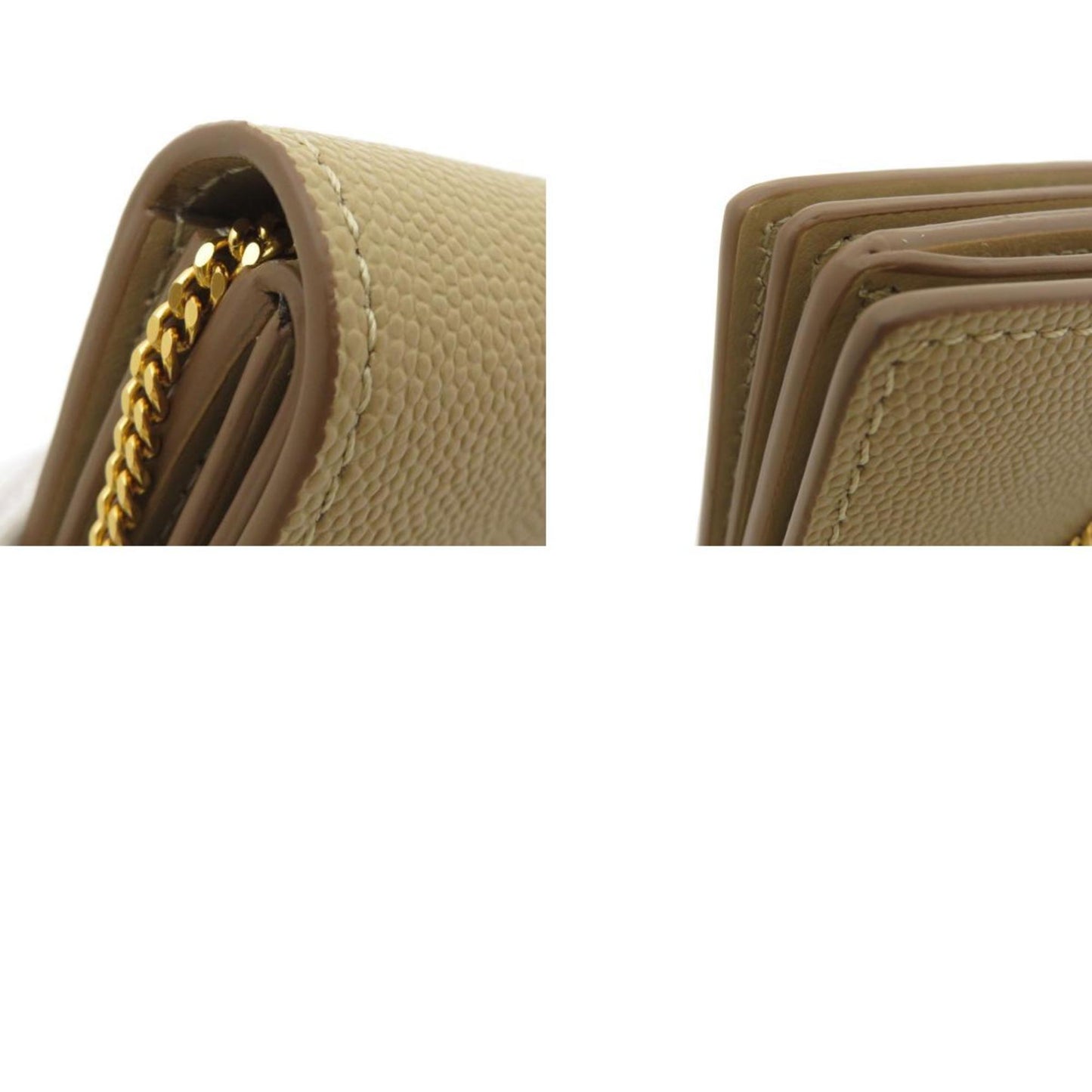 Burberry Coin Chain Wallet Wallet/Coin Case Calf Leather Women's