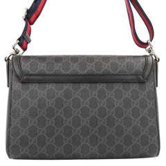 GUCCI GG Supreme Shoulder Bag Crossbody 771167 Black Men's Women's — Like New