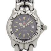 TAG Heuer Cell Date WG1313-2 Stainless Steel Gray Quartz Watch 0667TAG HEUER — Good