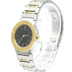 BVLGARI BVLGARI-BVLGARI 18K Gold Steel Ladies Watch BB26SGD Polished — Very Good
