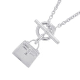 Hermes Amulette Kelly Necklace, SV925 Silver, HERMES Pendant — Like New