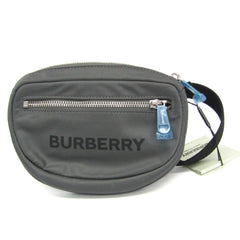 Burberry Canon 8052888 Men,Women Nylon Fanny Pack,Sling Bag Gray — Like New
