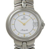 Zenith Acropolis Watch 02.7000.333 Stainless Steel Quartz Analog White Dial Men's — Good