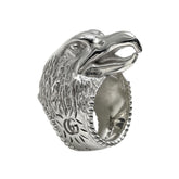 GUCCI Anger Forest Eagle Ring, SV925, 7791, Silver, Men's — Like New
