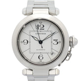 Cartier Pasha C Boys' Watch, Stainless Steel, White, W31074M7 — Very Good