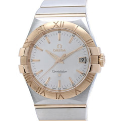 OMEGA Constellation Co-Axial Chronometer 123.20.35.60.02.001 Men's Watch, Stainless Steel x 18K Pink Gold, 40530 — Like New