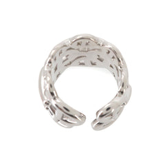 Hermes Chaine d'Ancre Enchainee GM #49 Ring, SV 925 Silver — Like New