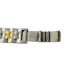 HERMES Vintage Clipper Stainless Steel Quartz Watch, Silver/Gold, 29391 — Good