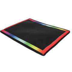 Louis Vuitton Taiga Rainbow Pochette M30347 Men,Women Clutch Bag Black,Multi-color — Like New
