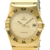 OMEGA Constellation Gold Plated Quartz Mens Watch 396.1076 — Very Good
