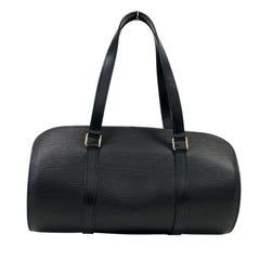 Louis Vuitton Soufflot Epi Leather Roll Boston Bag M52222 Noir (Women's) — Like New