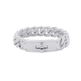 Hermes Kelly Gourmet GM Bracelet, Size SH, SV925 Silver, HERMES Chaine d'Ancre — Like New