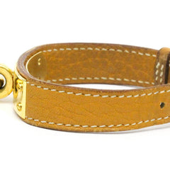 HERMES Kelly Watch Gold Plated Leather Quartz Ladies Watch — Good