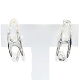 HERMES Chaine d'Ancre Punk Earrings, Pair, 925 Sterling Silver, Made in France, Weight 10.27g, Women's, Comes with Box, Highly Recommended! — Like New