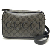 GUCCI Shoulder Bag 768391 GG Supreme Canvas Black 252514 — Like New